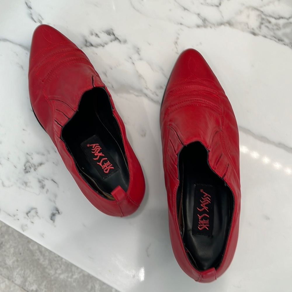 Red boots